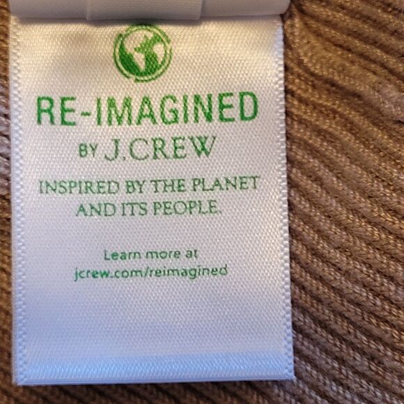 J Crew Dress Knit Maxi  Plunge Viscose Tan Large NWT - Picture 8 of 10